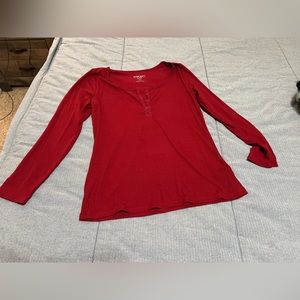 Torrid Ox XL Womens Red Long Sleeve Super Soft Ribbed Knit